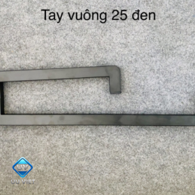 TAY PHÒNG TẮM VUÔNG 25 ĐEN 275X475