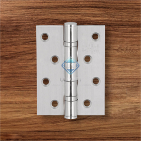 Bản lề lá, 2 vòng bi, inox 316, kích thước: 102 x 76 x 3 mm