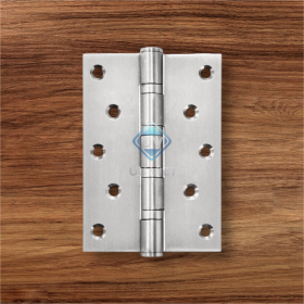 Bản lề lá, 4 vòng bi, inox 304, kích thước: 127 x 76x 3 mm