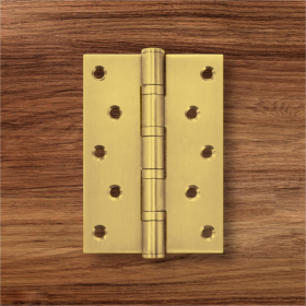 Bản lề lá, 4 vòng bi, inox 304, kích thước: 127 x 89 x 3 mm