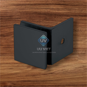 Bản lề cửa phòng tắm, Kẹp tường gắn kính có tấm 90°