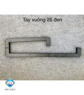 TAY PHÒNG TẮM VUÔNG 25 ĐEN 275X475