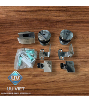 BỘ BÁNH XE KẸP KÍNH LÙA PHÒNG TẮM VICKINI