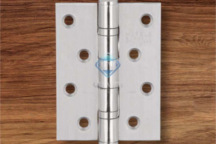 Bản lề lá, 2 vòng bi, inox 316, kích thước: 102 x 76 x 3 mm