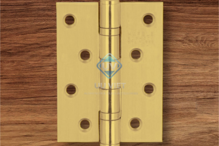 Bản lề lá, 2 vòng bi, kích thước: 102 x 76 x 3 mm