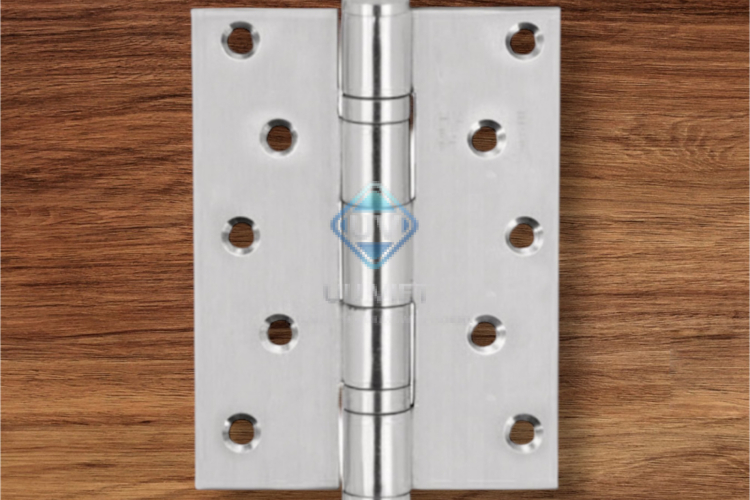 Bản lề lá, 2 vòng bi, inox 316, kích thước: 27 x 89 x 3 mm