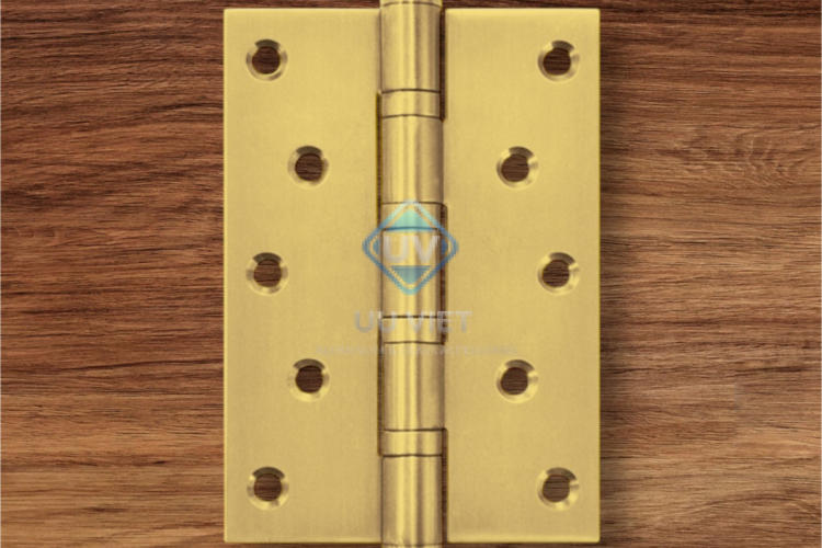 Bản lề lá, 4 vòng bi, inox 304, kích thước: 127 x 89 x 3 mm