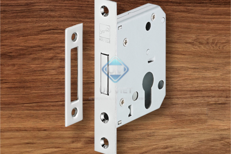 Thân khoá chốt chết, cho cửa bản lề, Startec, ruột khóa profile, khoản cách từ cạnh cửa đến tâm lỗ ruột khóa 55 mm