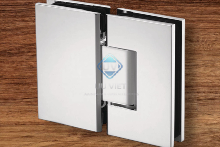 Bản lề cửa phòng tắm, Bản lề kính gắn kính 180°