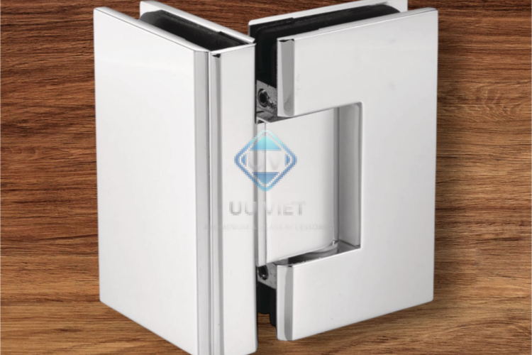 Bản lề cửa phòng tắm, Bản lề kính gắn kính 90°