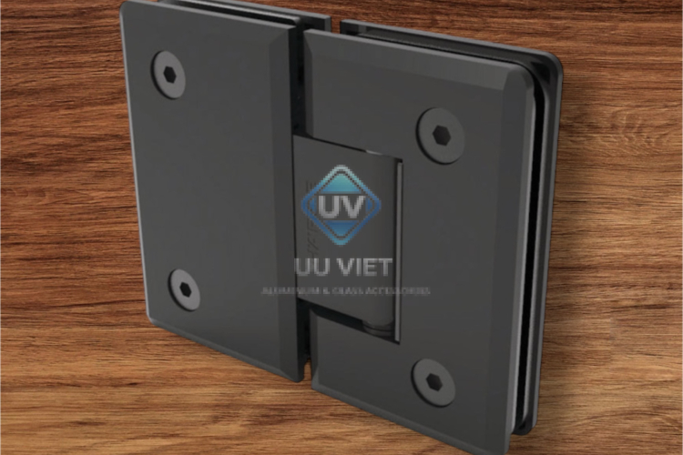 Bản lề phòng tắm, Bản lề kính gắn kính 180° Hafele, SUS 304