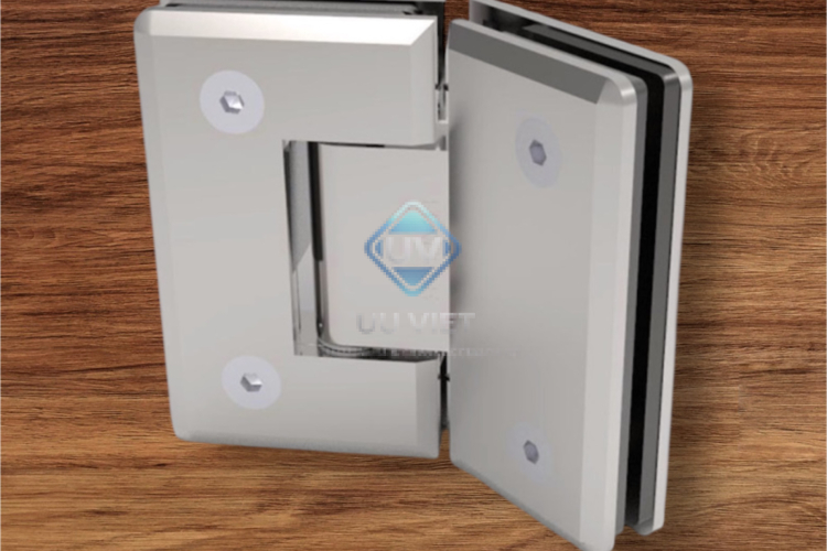 Bản lề phòng tắm, Bản lề kính gắn kính 135° Hafele, SUS 304