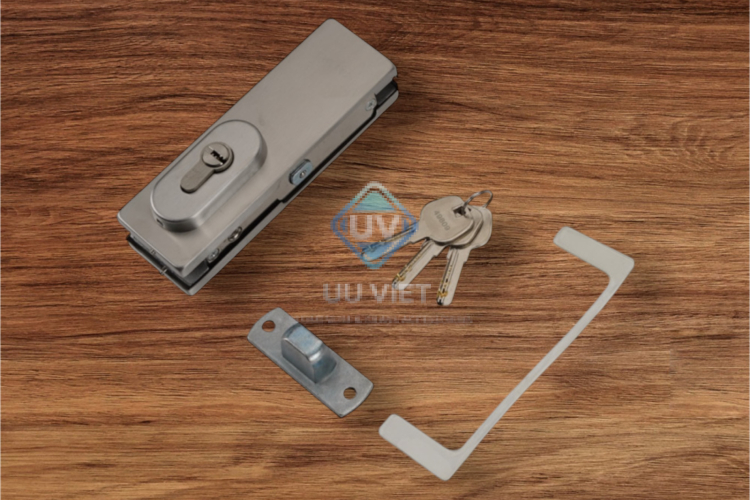 Khóa kẹp góc, dành cho kính dày 8 – 12 mm