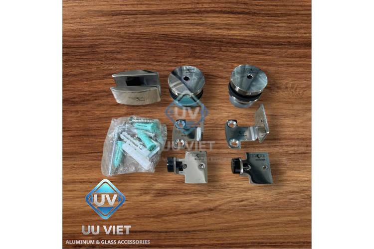 BỘ BÁNH XE KẸP KÍNH LÙA PHÒNG TẮM VICKINI