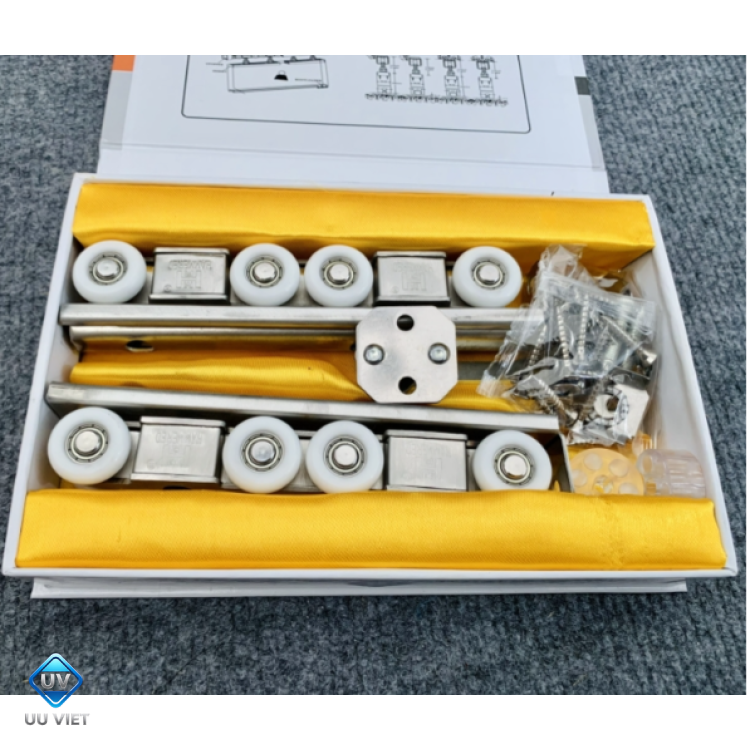 BÁNH XE TREO 8 BÁNH INOX HMR