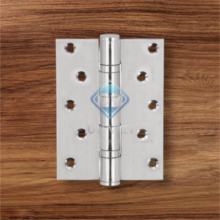 Bản lề lá, 2 vòng bi, inox 304, kích thước: 127 x 89 x 3 mm