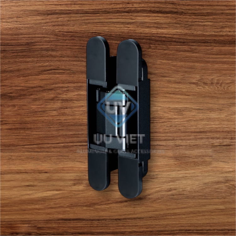 Bản lề cửa, Bản lề âm có thể điều chỉnh 3D, hợp kim kẽm, độ dày cửa: ≥ 40 mm