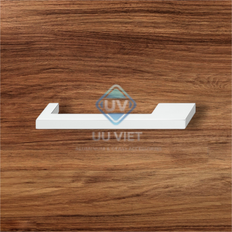 Tay nắm tủ, Tay nắm chữ D, hợp kim kẽm, cạnh thẳng, Häfele Déco H1380