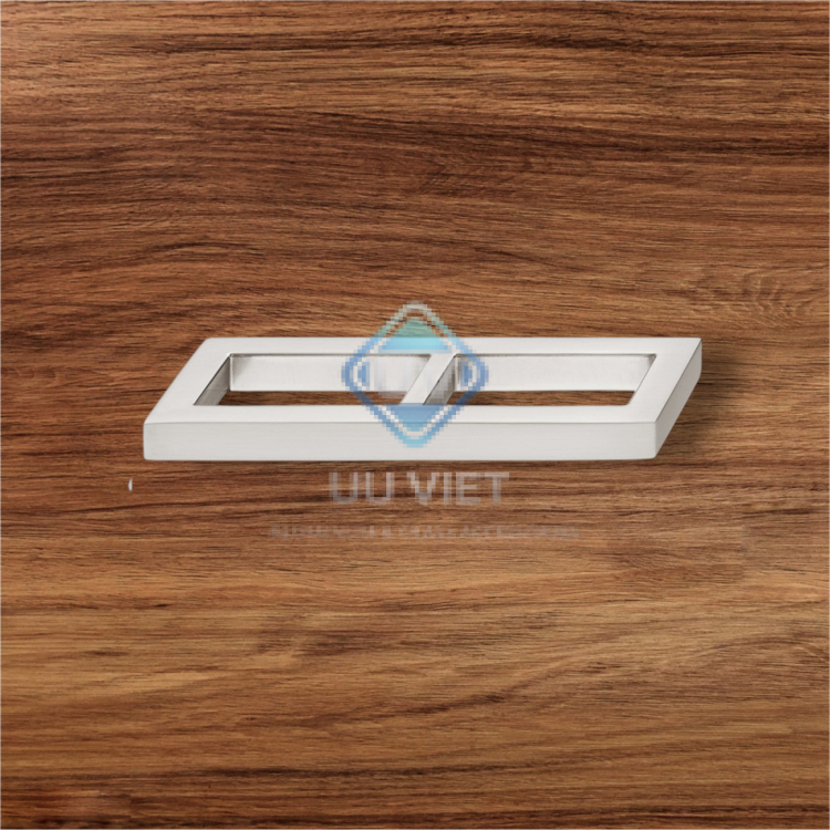 Tay nắm tủ, Tay nắm âm, hợp kim kẽm, rộng 104 mm, cạnh thẳng, Häfele Déco H1320